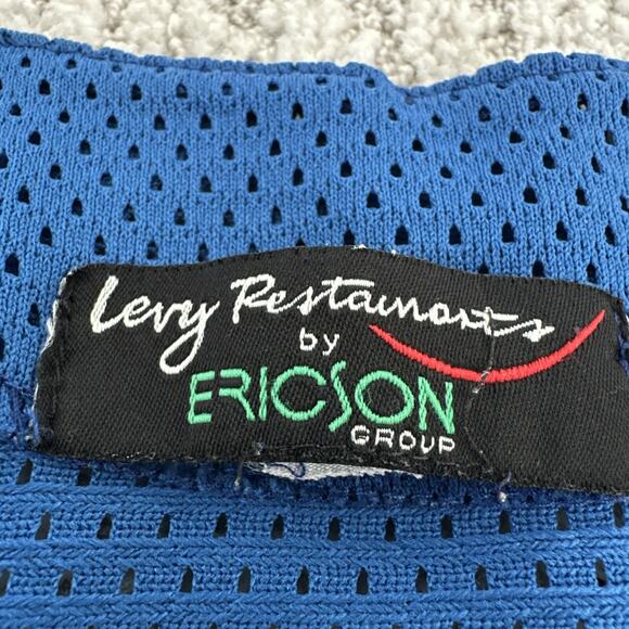 Dodgers T Shirt/Warm Up jersey Levy Restaurants The Ericson Group Button Up 2XL - Picture 6 of 10